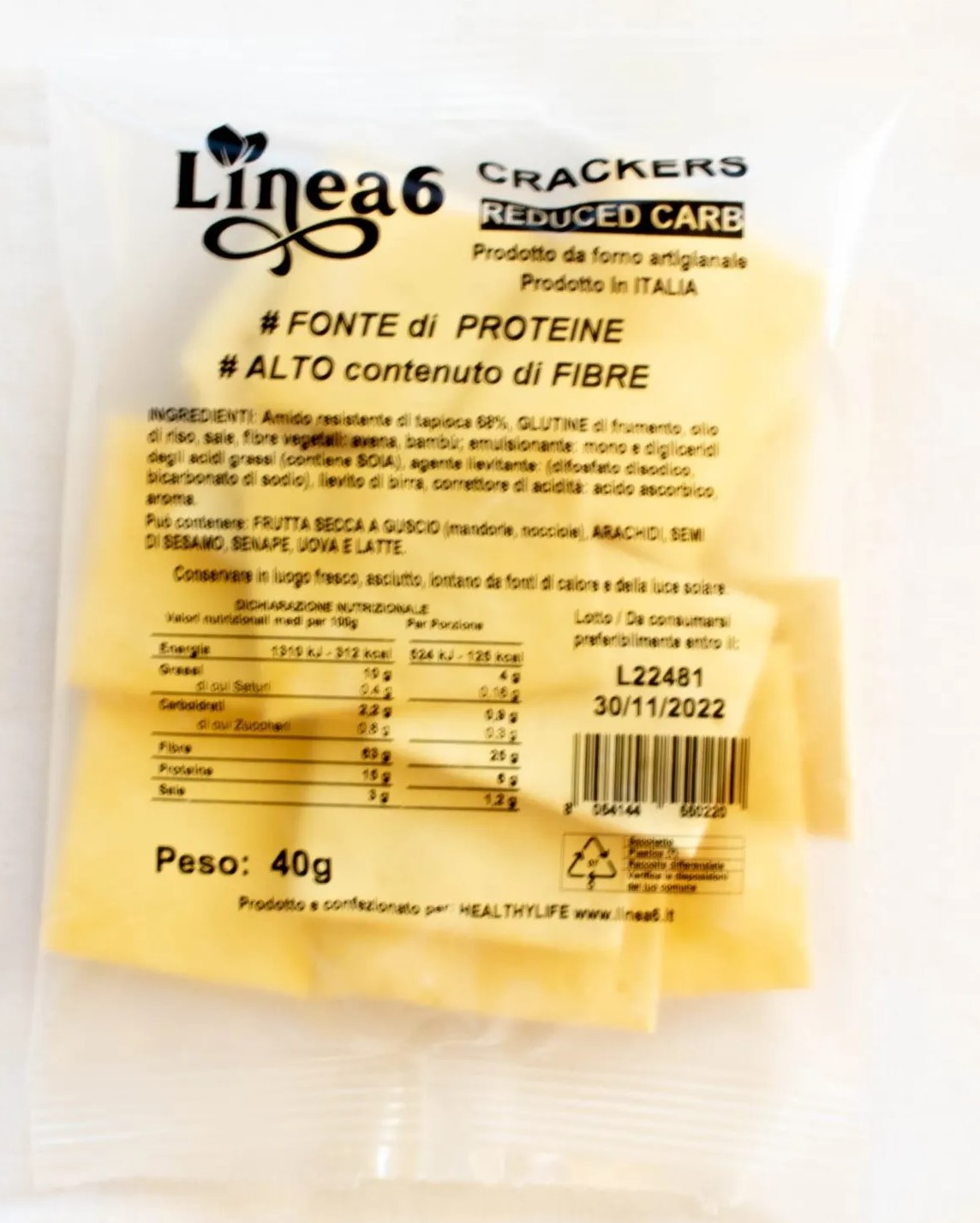 Crackers Monoporzione